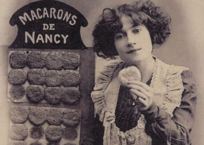 old advertising Macarons de Nancy
